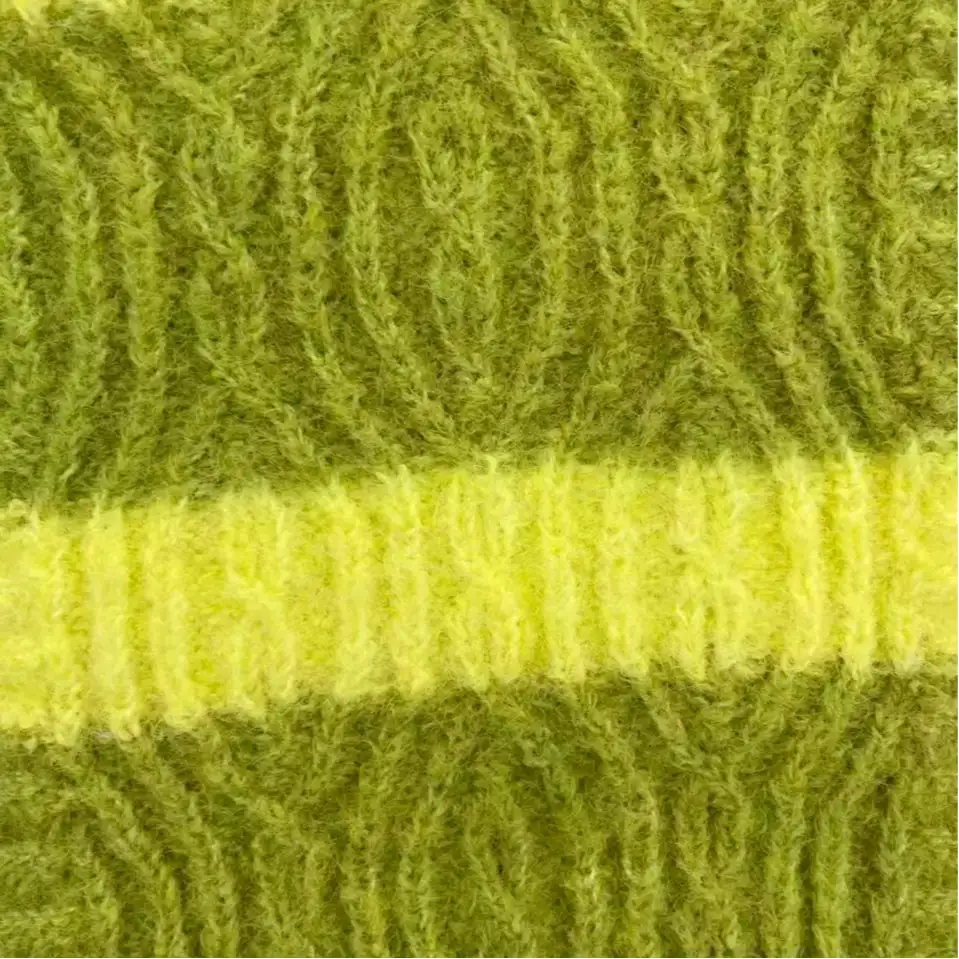China Yarn for Open Cardigan (Sweater),Full-Zipper Cardigan (Sweater),Half-Zipper Cardigan (Sweater),Shirt Long Sleeve Button (Sweater) Mossy Yarn Fancy Yarn Polyester Polyamide Wool Elastane green+yellow color buy from China wholesaler bulk order at wholesale price free worldwide shipping Alibaba