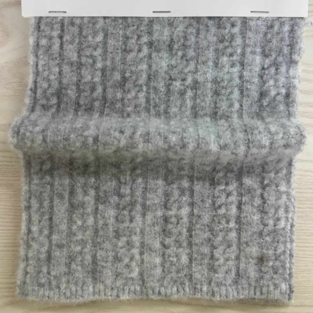 China Yarn for Ladies Vest (Sweater),Men’s Vest (Sweater),Open Cardigan (Sweater),Crew Neck Pullover (Sweater),Crop Top Pullover (Sweater),Hoodie  (Sweater) Mossy Yarn Fancy Yarn Recycled Polyester Acrylic Wool Spandex Gray color buy from China wholesaler bulk order at wholesale price free worldwide shipping Alibaba