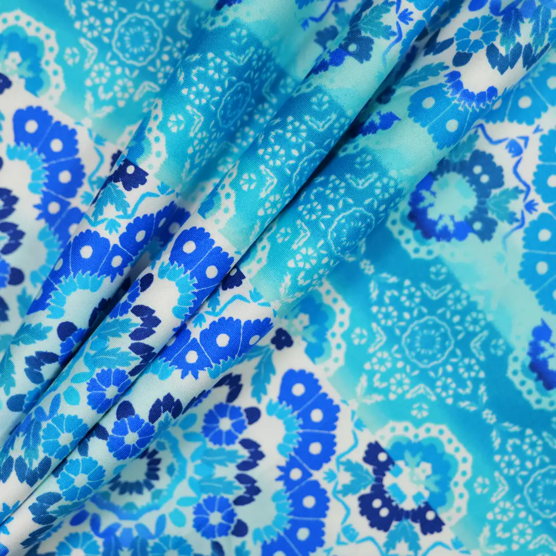 China Fabric for T-Shirt,Skirt,Backless Beach Dress Single Jersey Knit Fabric Nylon Spandex blue color buy from China wholesaler bulk order at wholesale price free worldwide shipping Alibaba