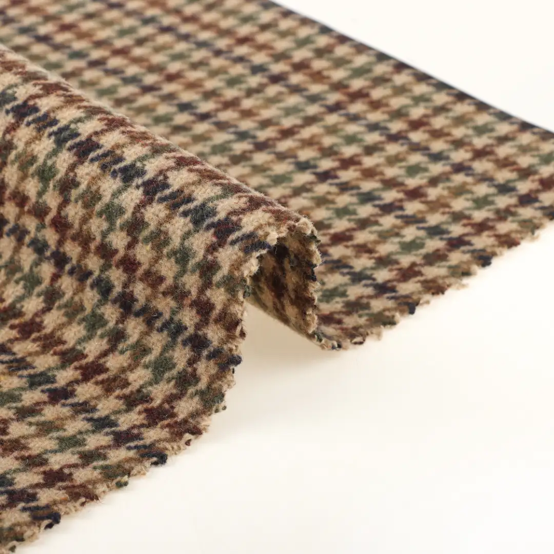 China Fabric for Jackets,Trench Coat,Overcoat Melton Woolen Other check color buy from China wholesaler bulk order at wholesale price free worldwide shipping Alibaba