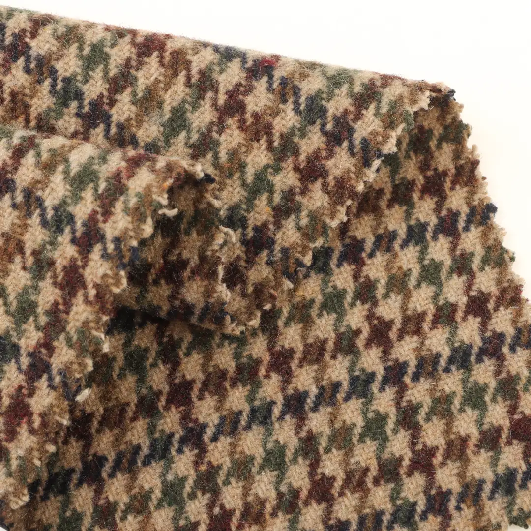 China Fabric for Jackets,Trench Coat,Overcoat Melton Woolen Other check color buy from China wholesaler bulk order at wholesale price free worldwide shipping Alibaba