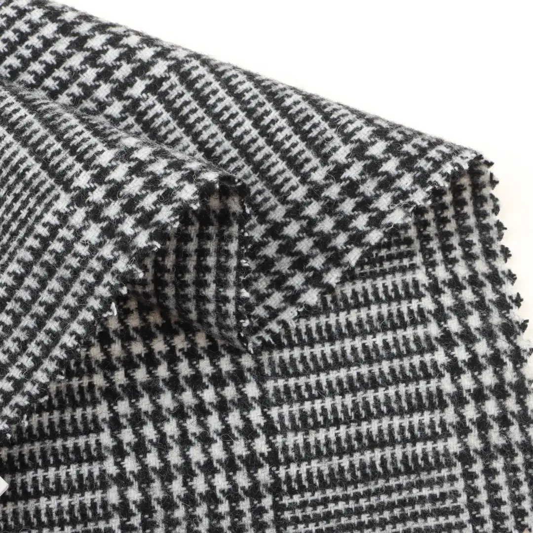 China Fabric for Jackets,Trench Coat,Padded Jacket Melton Woolen Polyester Wool check color buy from China wholesaler bulk order at wholesale price free worldwide shipping Alibaba