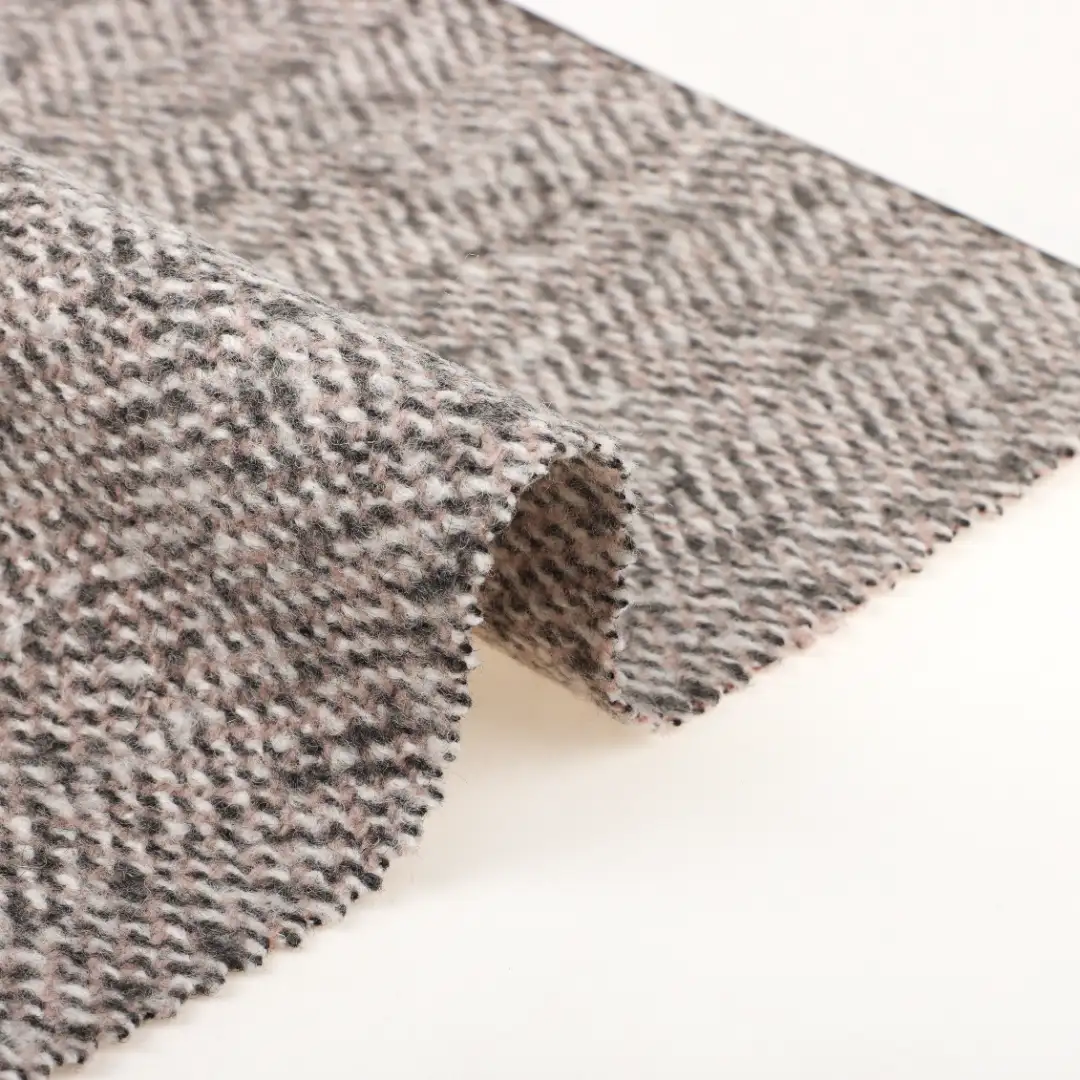 China Fabric for Jackets,Trench Coat,Overcoat Woolen Tweed Woolen Polyester Gray color buy from China wholesaler bulk order at wholesale price free worldwide shipping Alibaba