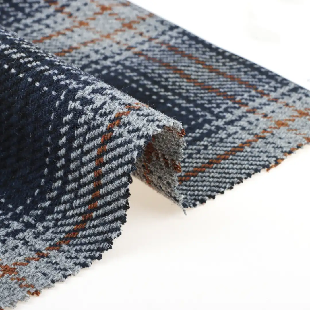 China Fabric for Jackets,Trench Coat,Overcoat Melton Woolen Polyester Acrylic check color buy from China wholesaler bulk order at wholesale price free worldwide shipping Alibaba