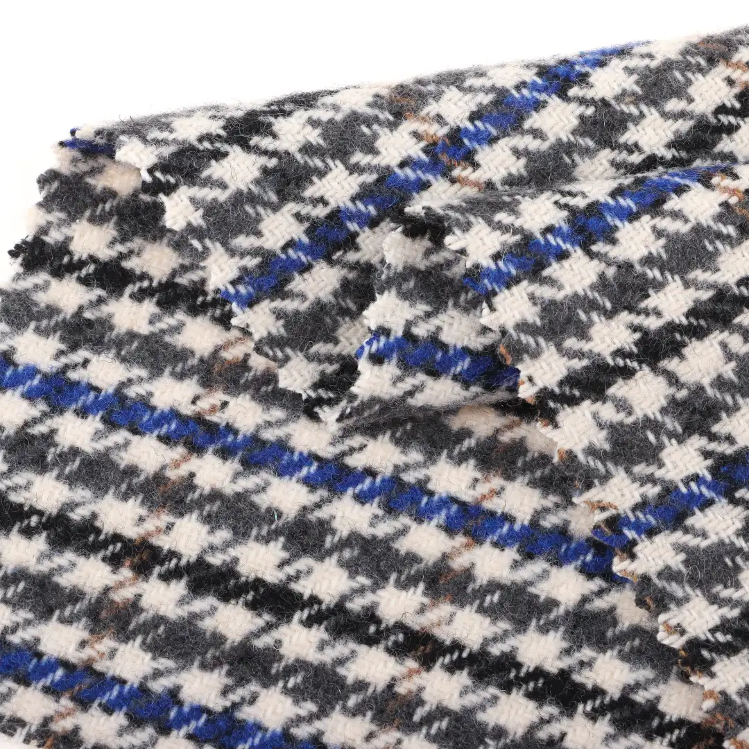 China Fabric for Jackets,Trench Coat,Overcoat Melton Woolen Other check color buy from China wholesaler bulk order at wholesale price free worldwide shipping Alibaba