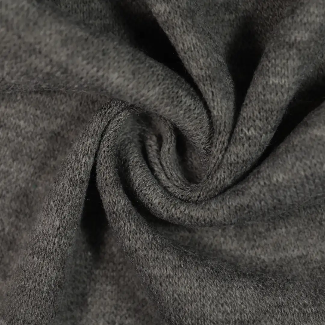 China Fabric for Ladies Vest (Sweater),Dresses (Cardigan Open) (Sweater),V-Neck Button Up Cardigan (Sweater),Long Sleeve Base Layer Top Hacci Knit Fabric Polyester Acrylic grey color buy from China wholesaler bulk order at wholesale price free worldwide shipping Alibaba