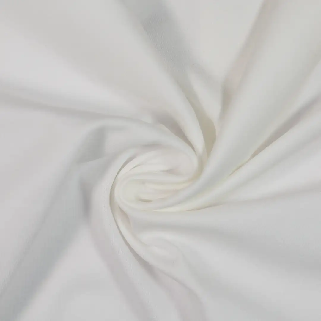 China Fabric for T-Shirt,Skirt,Hoodie Single Jersey Knit Fabric Cotton Polyester white color buy from China wholesaler bulk order at wholesale price free worldwide shipping Alibaba