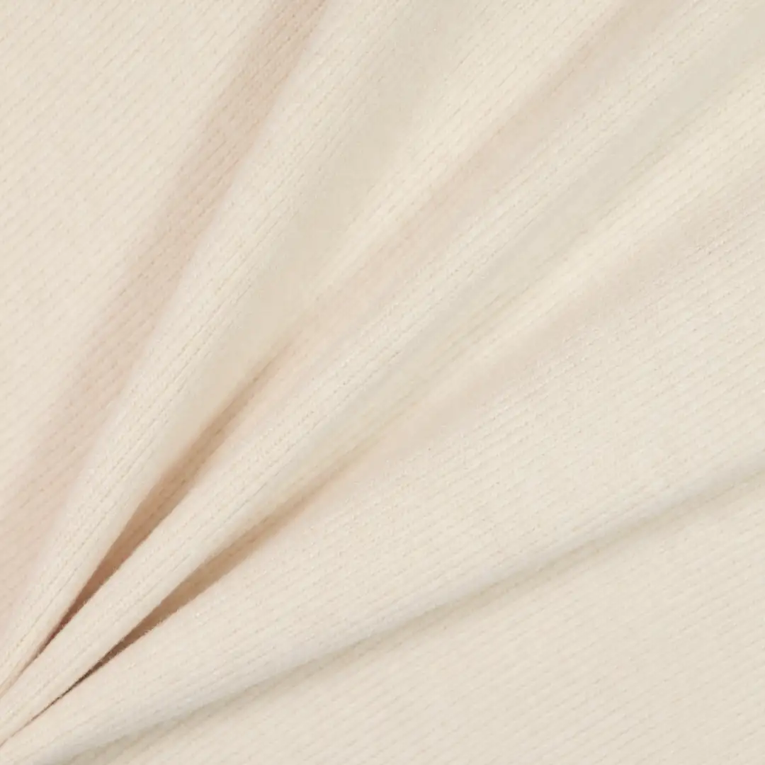 China Fabric for Hoodie,Loungewear Rib Knit Fabric Rayon Nylon Polyester Spandex Beige color buy from China wholesaler bulk order at wholesale price free worldwide shipping Alibaba