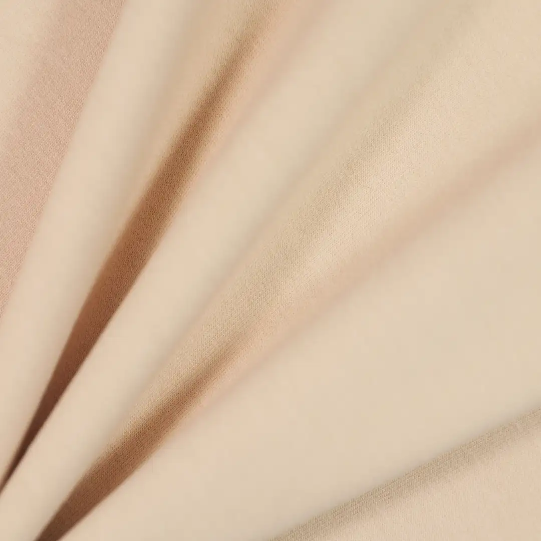 China Fabric for Jackets French Terry Knit Fabric Cotton Spandex brown color buy from China wholesaler bulk order at wholesale price free worldwide shipping Alibaba