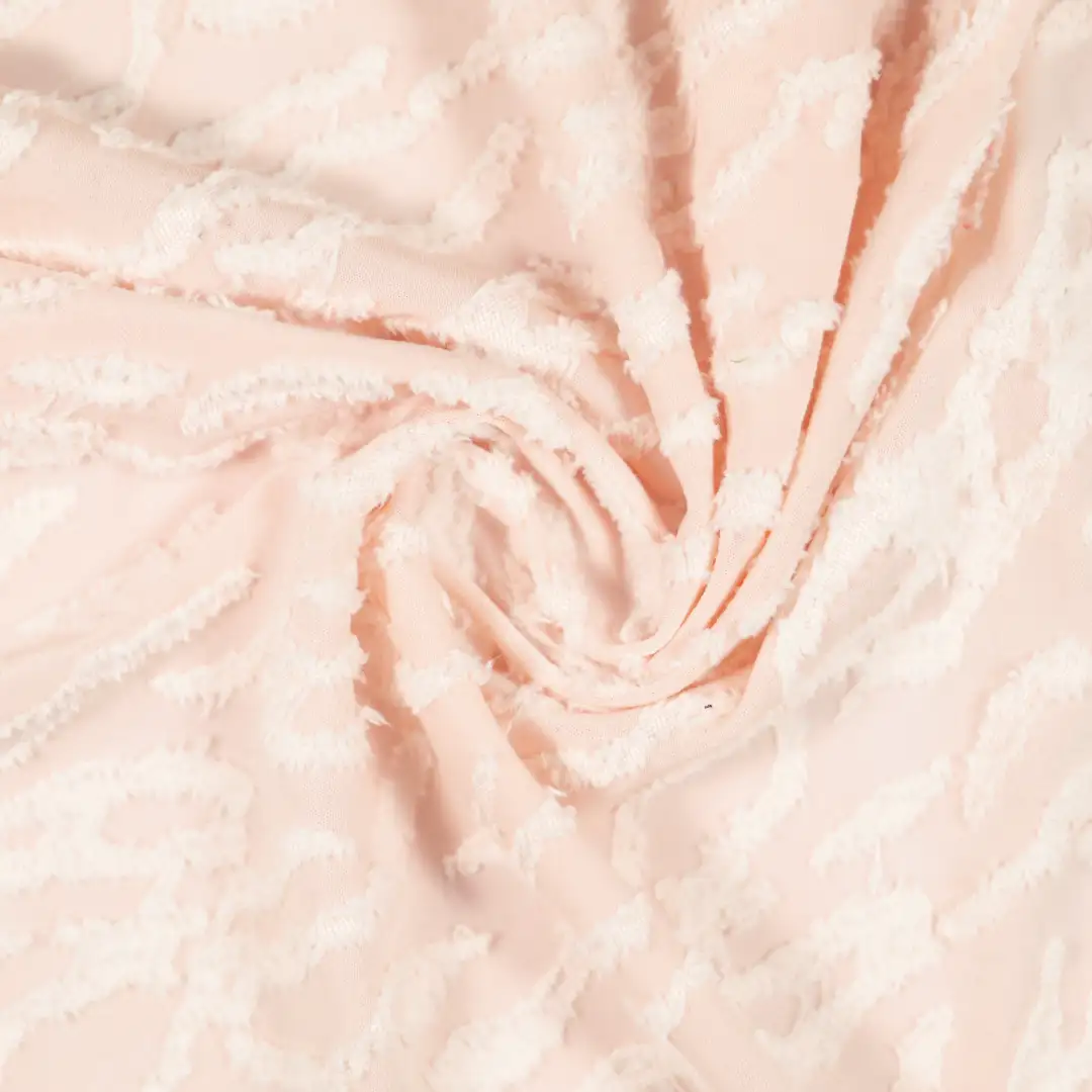 China Fabric for T-Shirt,Skirt Jacquard Knit Fabric Polyester Spandex pink color buy from China wholesaler bulk order at wholesale price free worldwide shipping Alibaba