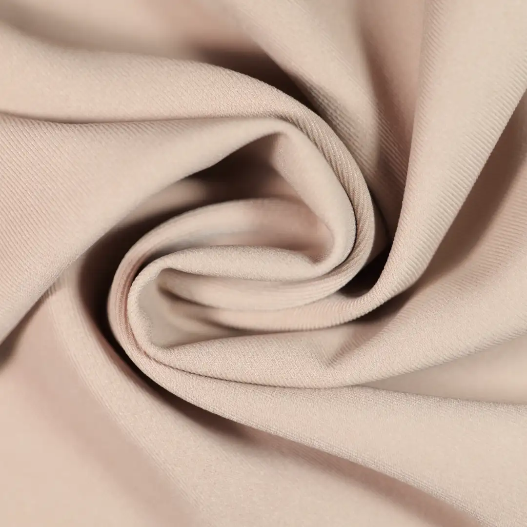 China Fabric for Pants,Skirt,Suit Twill Woven Blended Fabric Polyester Spandex beige color buy from China wholesaler bulk order at wholesale price free worldwide shipping Alibaba