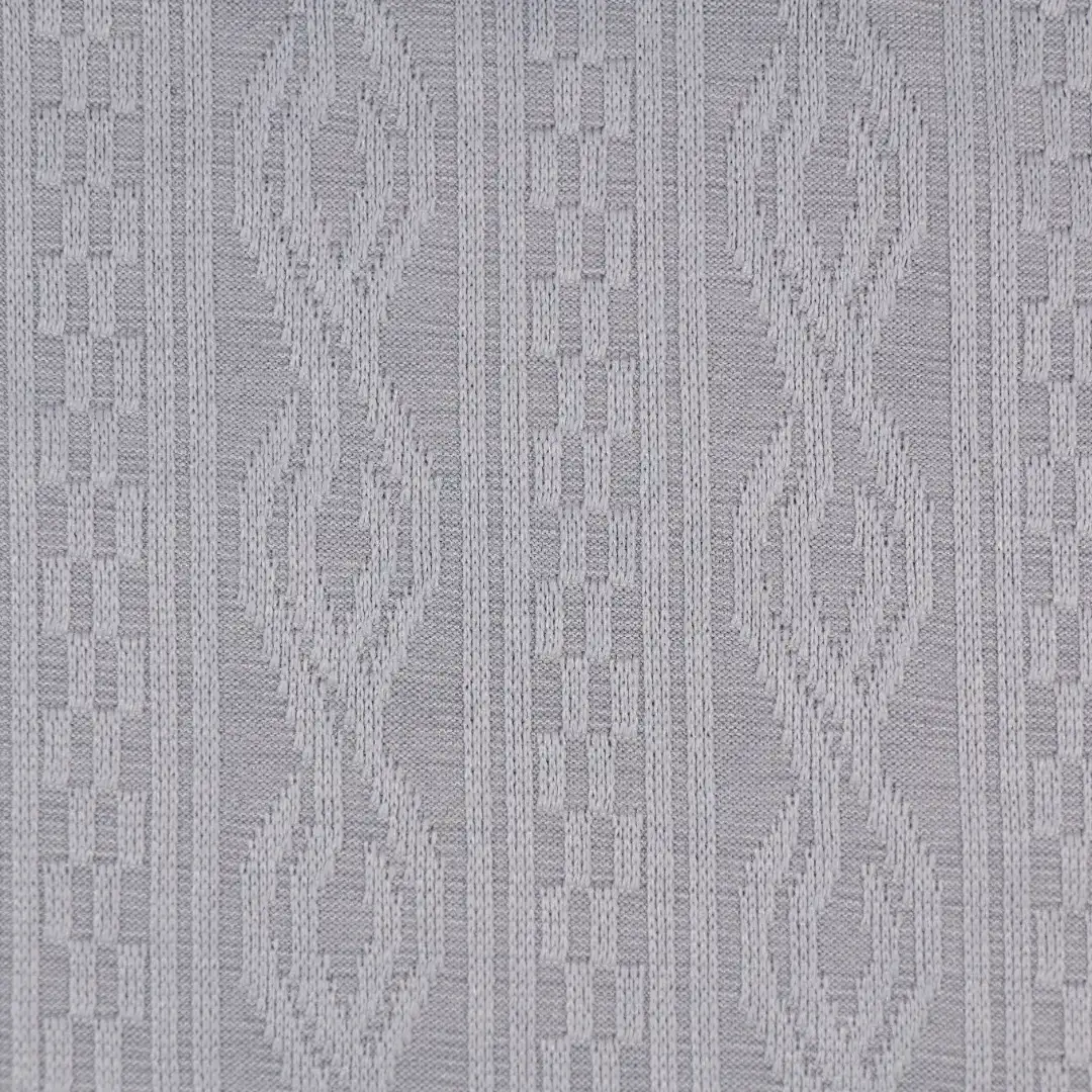 China Fabric for T-Shirt,Skirt,Long Sleeve Base Layer Top Jacquard Knit Fabric Polyester Spandex grey color buy from China wholesaler bulk order at wholesale price free worldwide shipping Alibaba