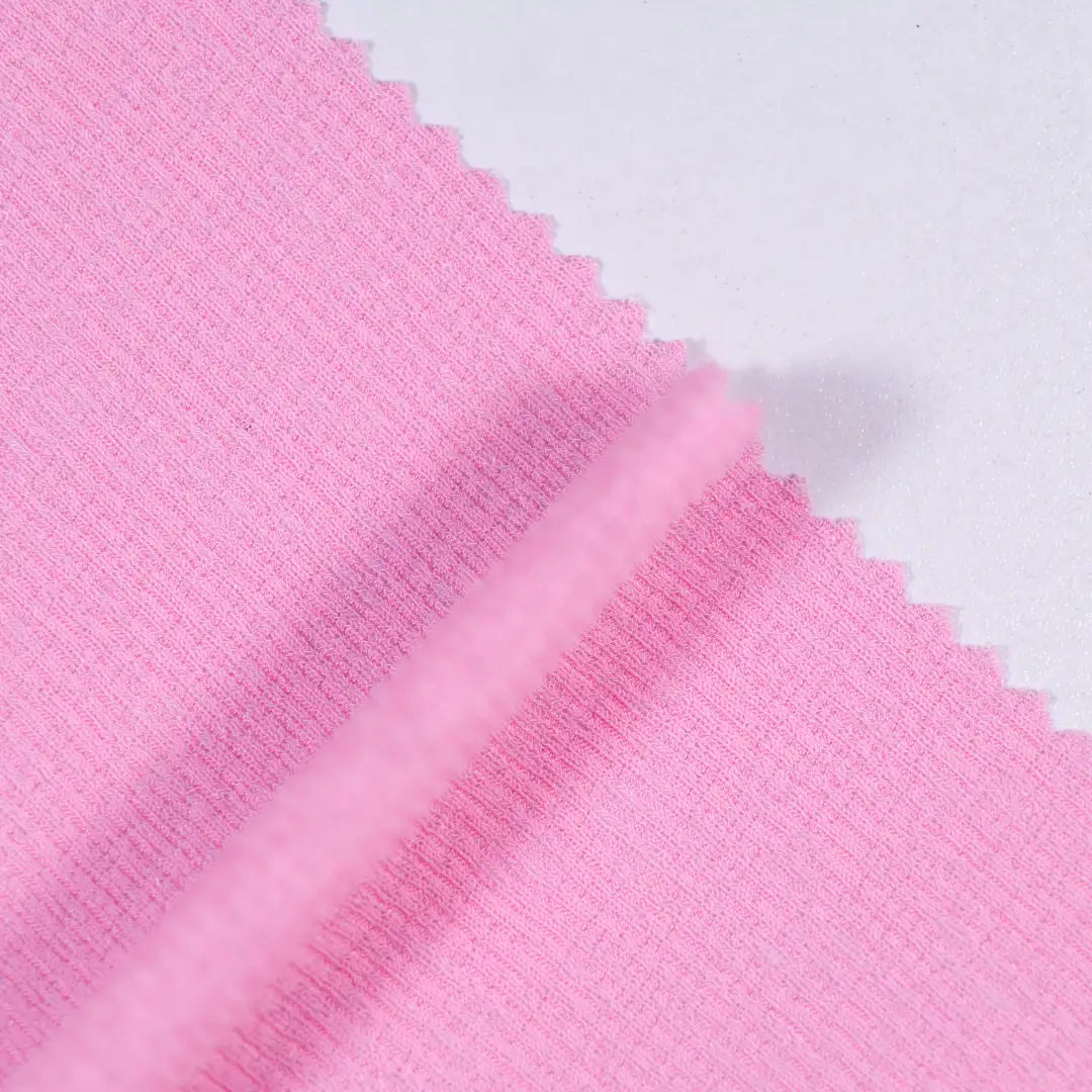 China Fabric for T-Shirt,Over Shirt,Backless Beach Dress Single Jersey Knit Fabric Polyester Spandex pink color buy from China wholesaler bulk order at wholesale price free worldwide shipping Alibaba