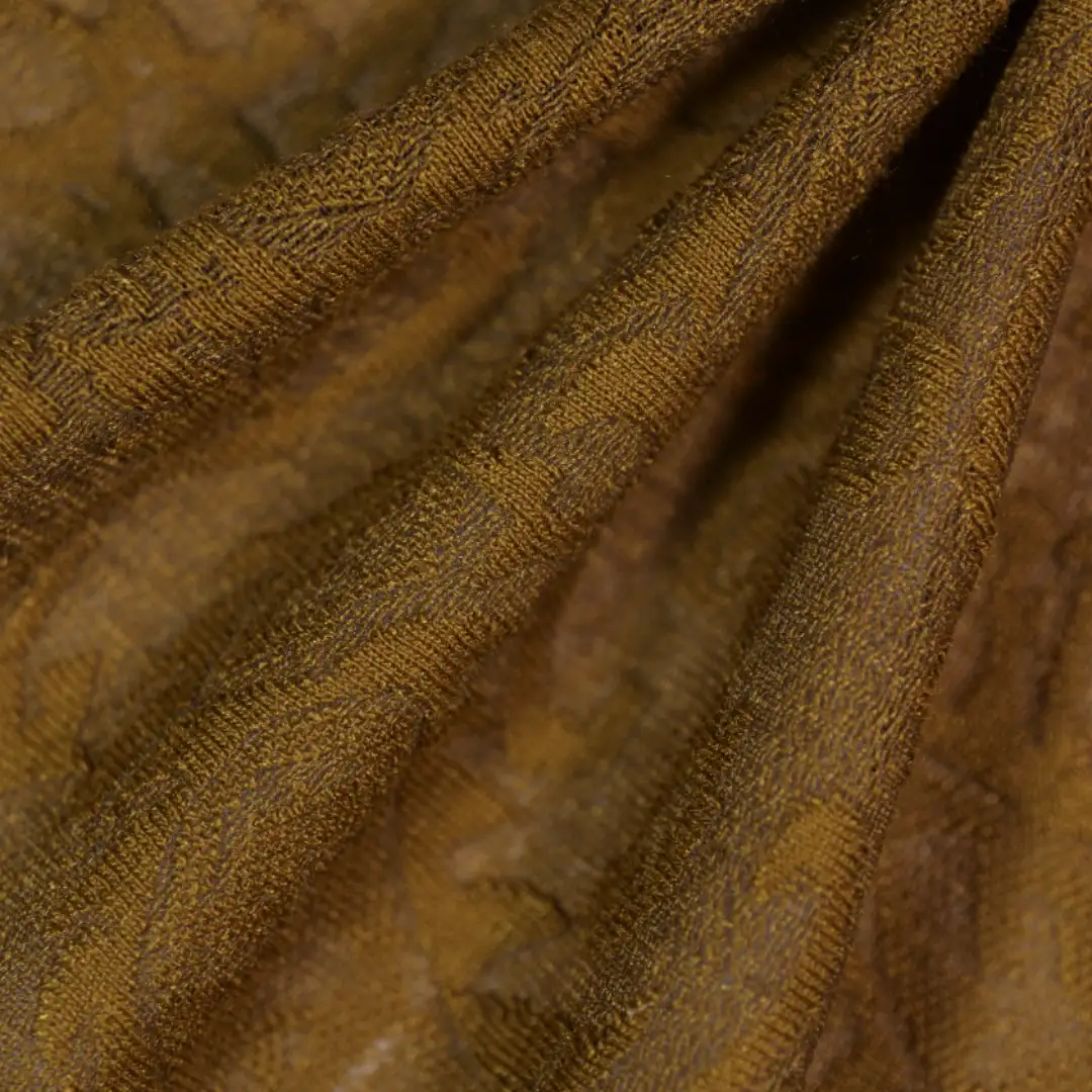 China Fabric for T-Shirt,Over Shirt,Backless Beach Dress Jacquard Knit Fabric Polyester Nylon coffee color buy from China wholesaler bulk order at wholesale price free worldwide shipping Alibaba