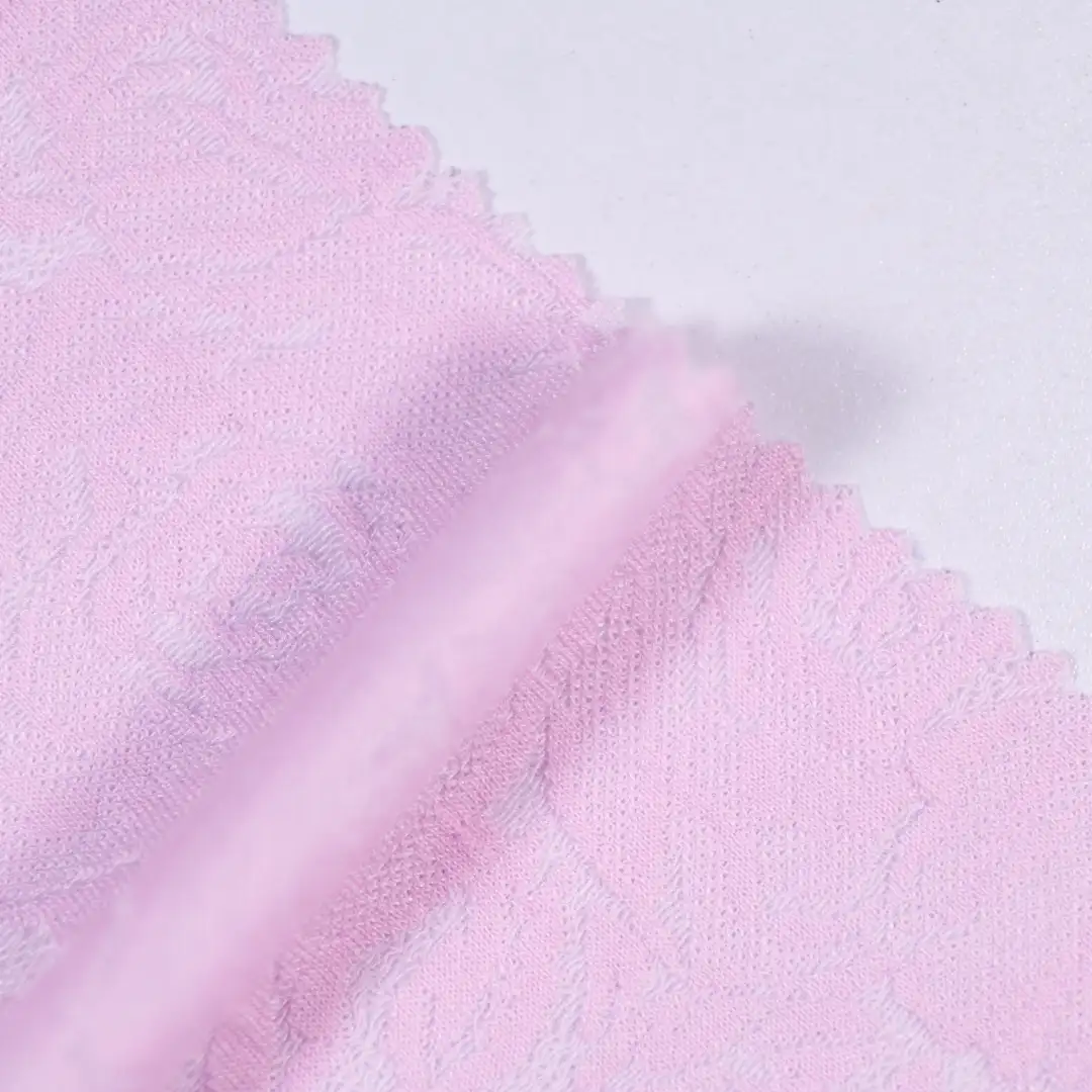 China Fabric for Backless Beach Dress,Kids Lace Trim Dress,Lace-Up V-Neck Crop Top Lace Knit Fabric Polyester Nylon pink color buy from China wholesaler bulk order at wholesale price free worldwide shipping Alibaba