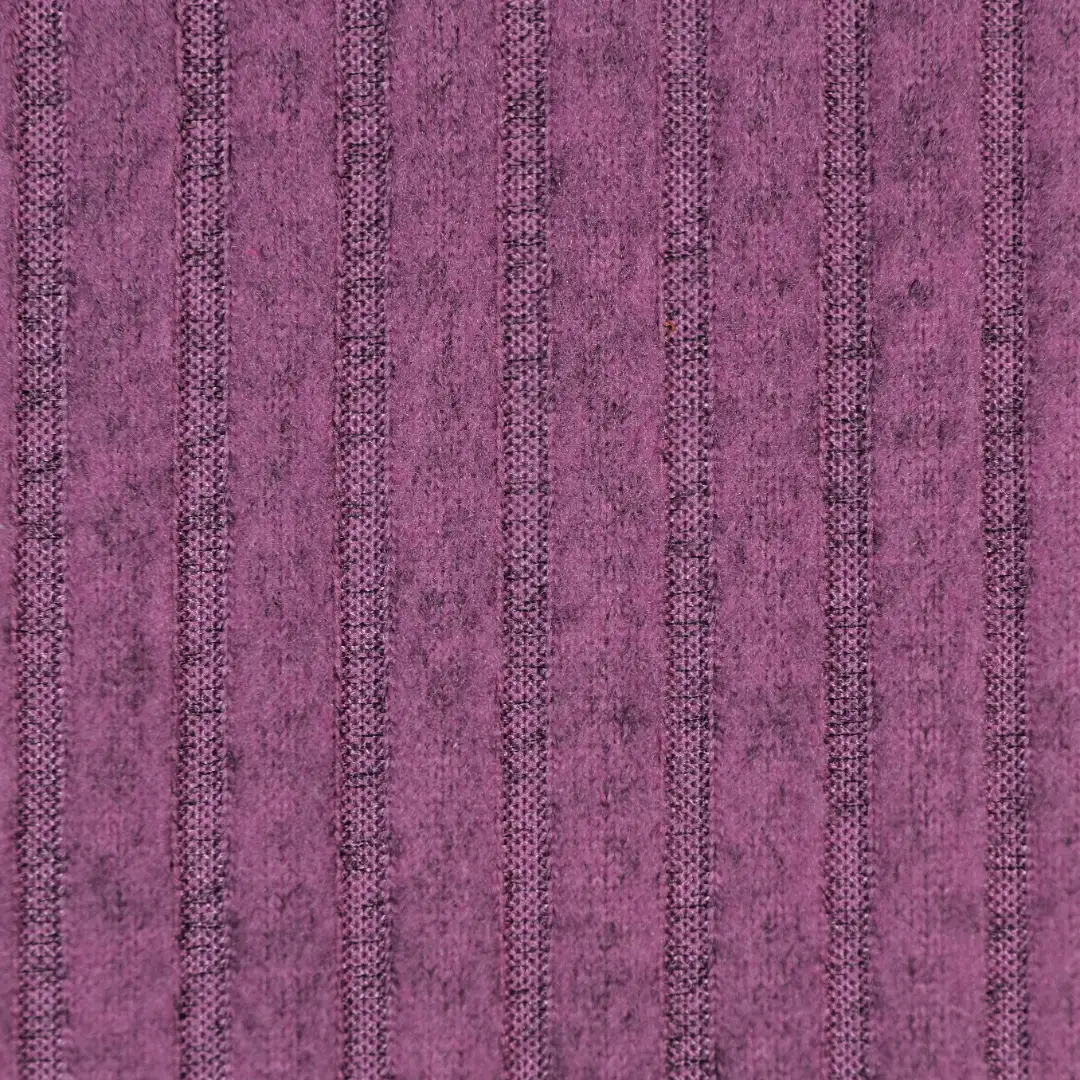 China Fabric for Skirt,Long Sleeve Base Layer Top,Womens High Neck Tight Layer Top Fleece Knit Fabric Polyester Spandex DARK PURPLE color buy from China wholesaler bulk order at wholesale price free worldwide shipping Alibaba