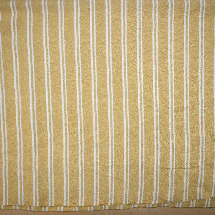 India Fabric for Shirt Cotton Plain Natural Woven Fabric VISCOSE YELLOW / WHITE color buy from India wholesaler bulk order at wholesale price free worldwide shipping Alibaba