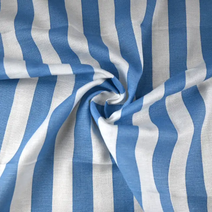 India Fabric for Shirt Cotton Plain Natural Woven Fabric COTTON FLEX BLUE / WHITE color buy from India wholesaler bulk order at wholesale price free worldwide shipping Alibaba