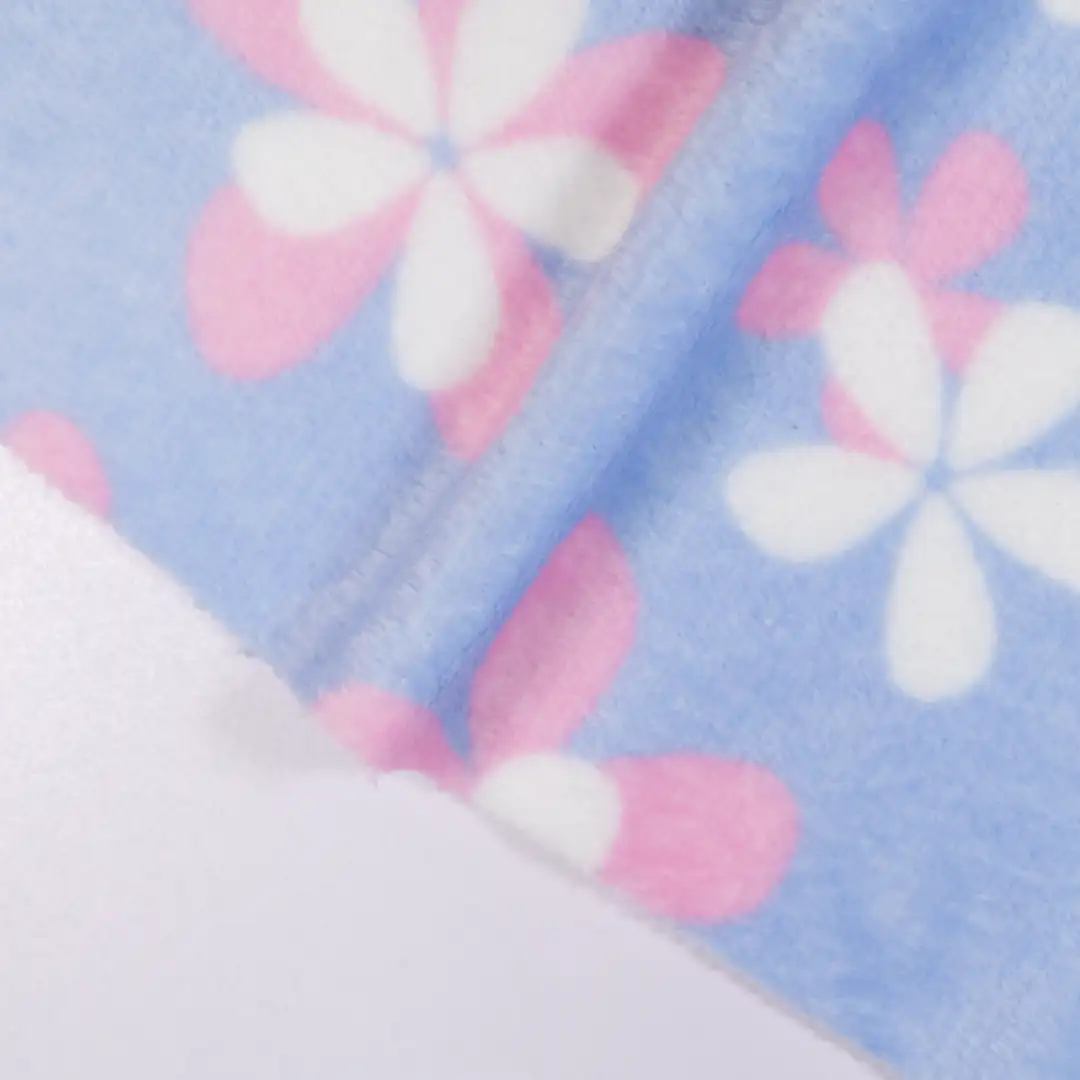 China Fabric for Loungewear Double-side fleece Knit Fabric Polyester blue color buy from China wholesaler bulk order at wholesale price free worldwide shipping Alibaba