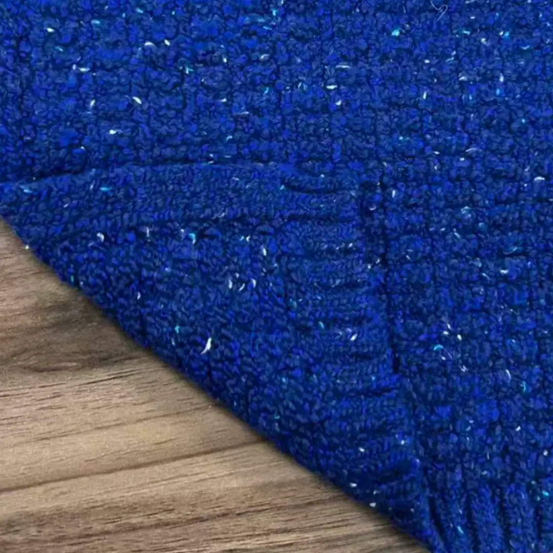 China Yarn for Open Cardigan (Sweater),Round Neck Pullover (Sweater),Roll Neck Jumper (Sweater),U-Neck Cardigan (Sweater),V-Neck Button Up Cardigan (Sweater),Boys Crew Neck Jumper (Sweater) Mossy Yarn Fancy Yarn BCI Cotton Acrylic Polyester Spandex Navy blue color buy from China wholesaler bulk order at wholesale price free worldwide shipping Alibaba