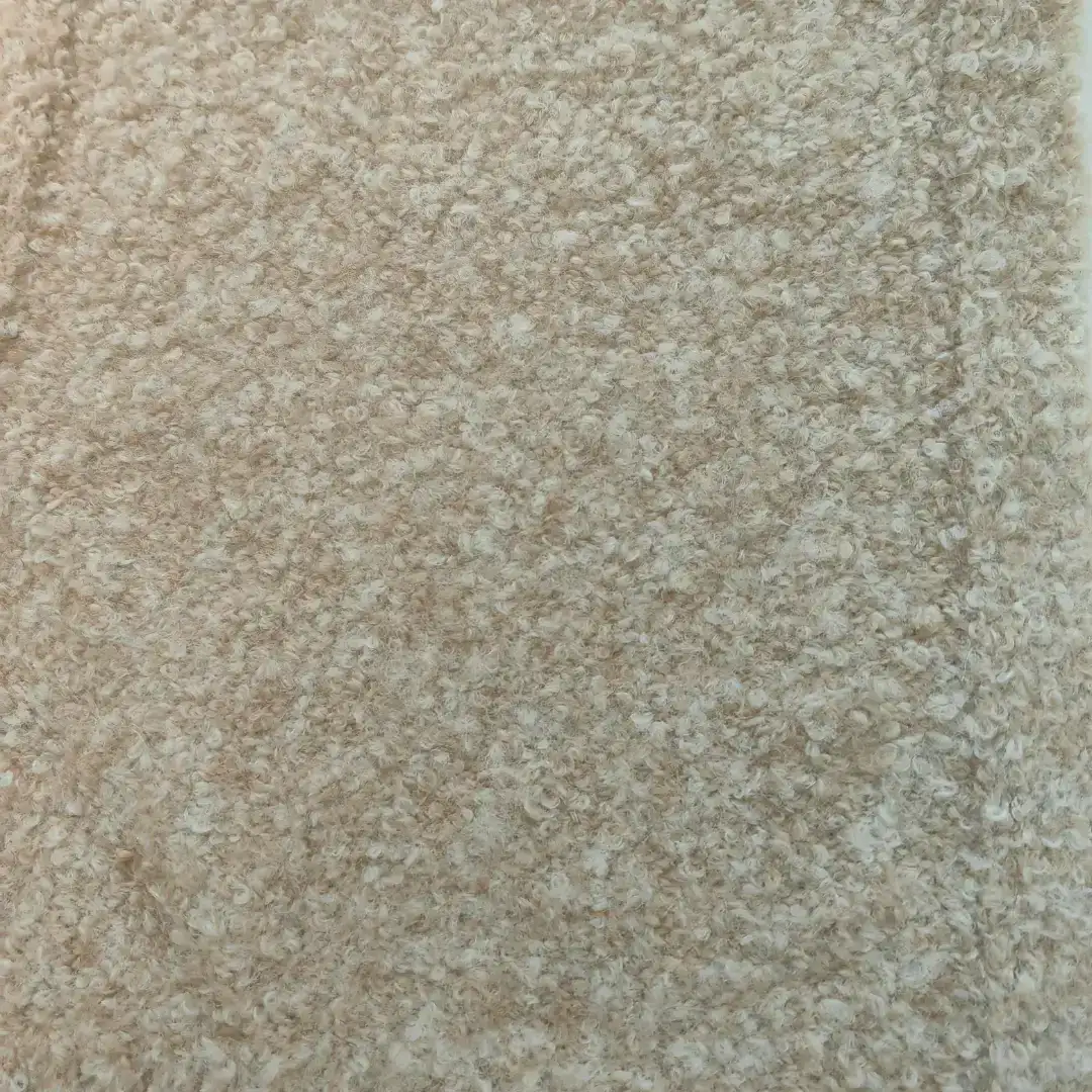 China Yarn for Ladies Vest (Sweater),Men’s Vest (Sweater),Open Cardigan (Sweater),Full-Zipper Cardigan (Sweater) Boucle Yarn Fancy Yarn Recycled Polyester Polyester Cotton Wool Elastane BEIGE MELANGE color buy from China wholesaler bulk order at wholesale price free worldwide shipping Alibaba