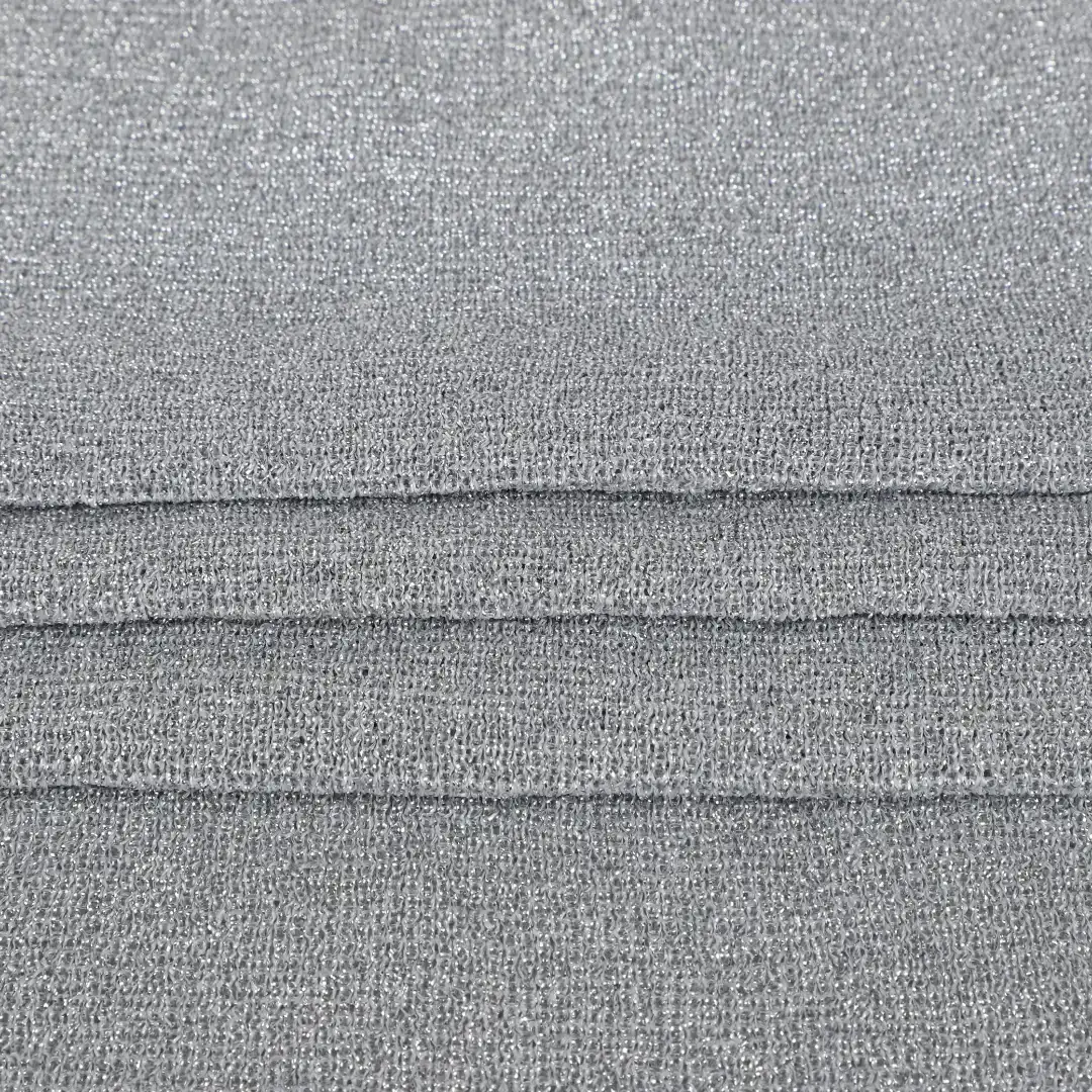 China Yarn for Ladies Vest (Sweater),Men’s Vest (Sweater),Open Cardigan (Sweater),Crop Top Pullover (Sweater),Roll Neck Jumper (Sweater) Lurex Lurex Polyester Lurex Grey color buy from China wholesaler bulk order at wholesale price free worldwide shipping Alibaba