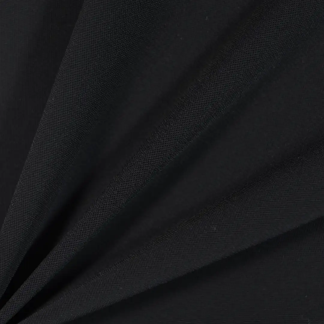 China Fabric for T-Shirt,Polo Shirt Tricot Knit Fabric Nylon Spandex black color buy from China wholesaler bulk order at wholesale price free worldwide shipping Alibaba
