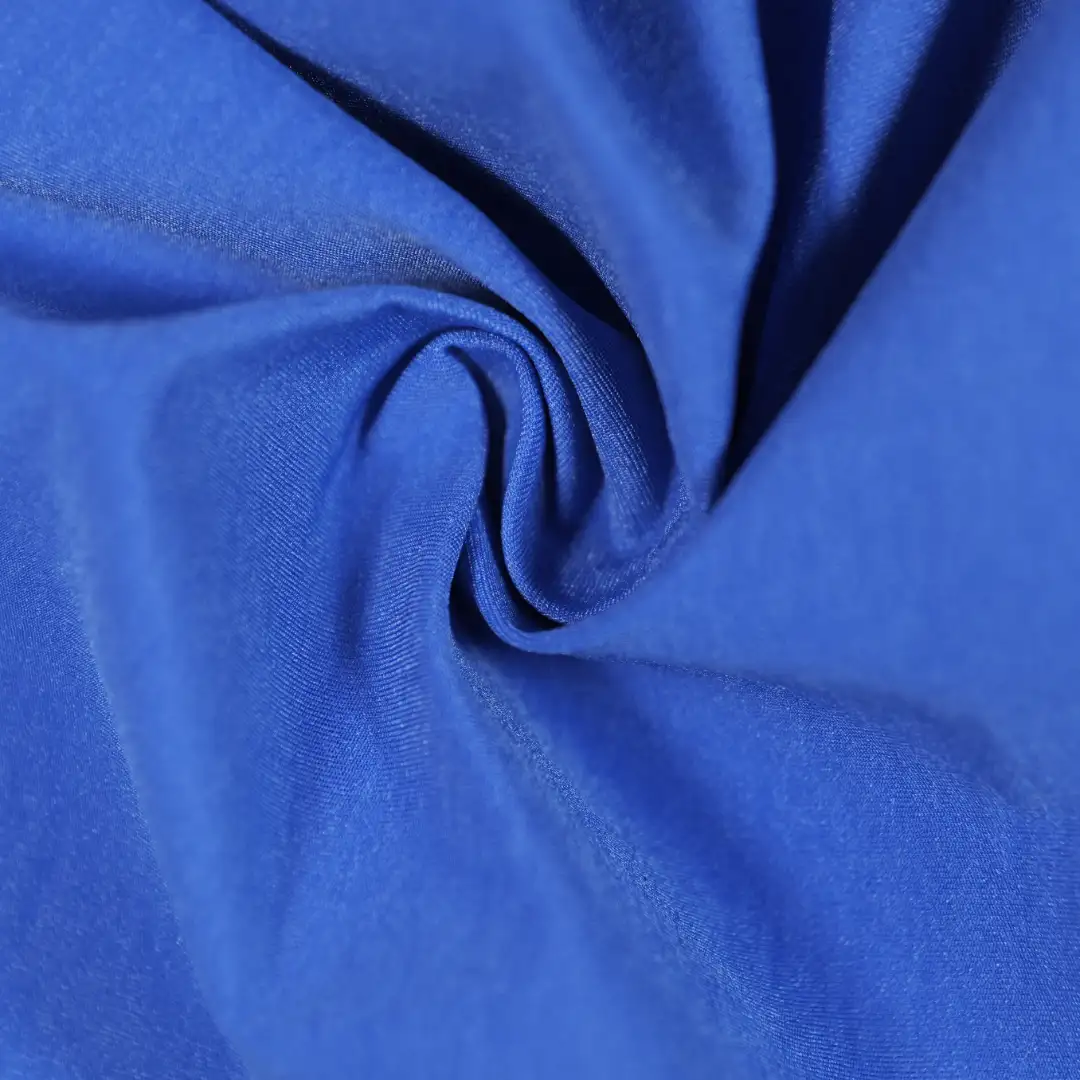 China Fabric for Loungewear Interlock Knit Fabric Polyester blue color buy from China wholesaler bulk order at wholesale price free worldwide shipping Alibaba