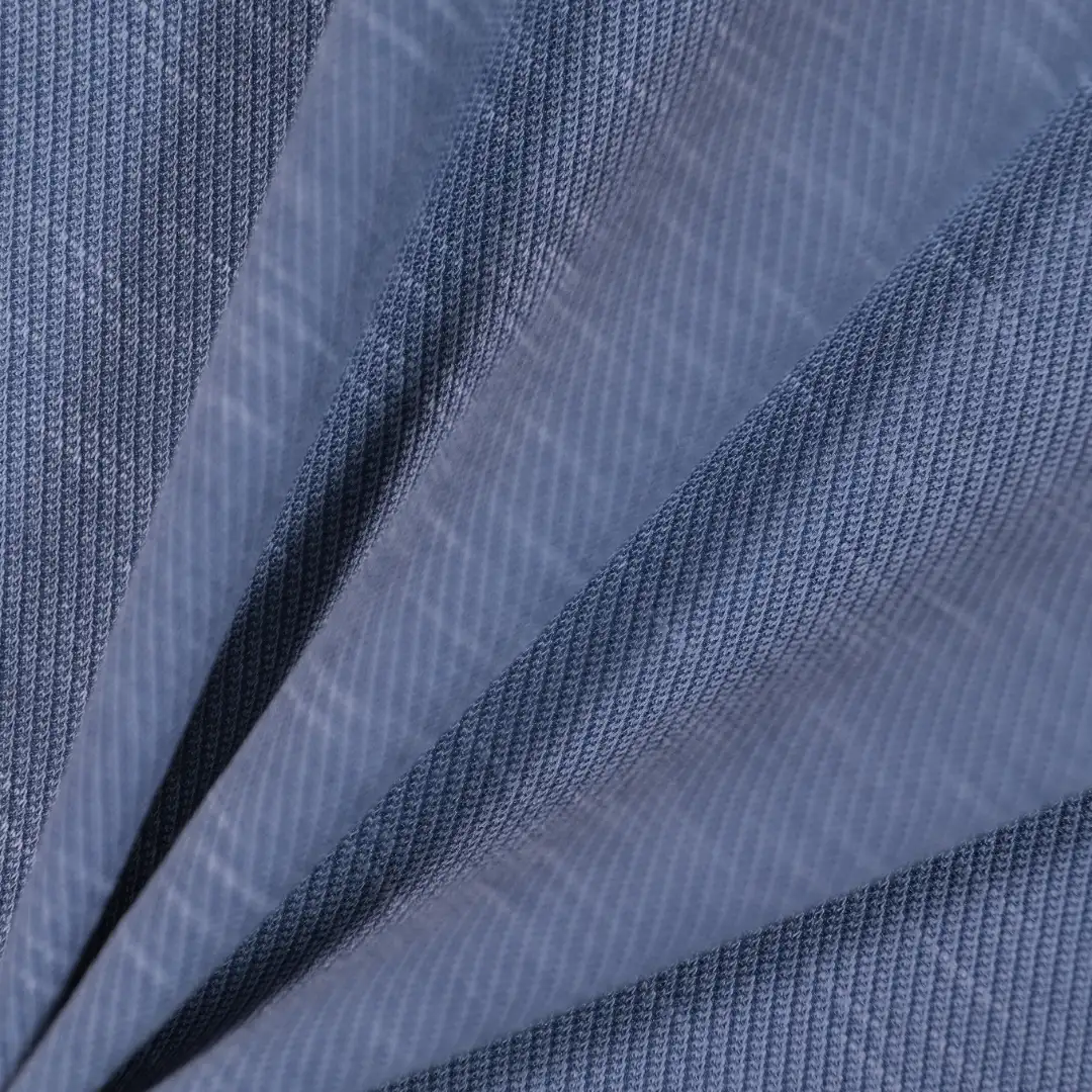 China Fabric for Loungewear Jacquard Knit Fabric Rayon Nylon blue color buy from China wholesaler bulk order at wholesale price free worldwide shipping Alibaba