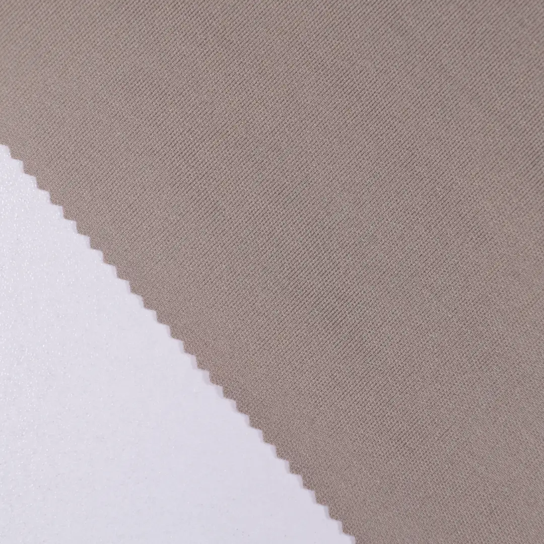 China Fabric for Shirt,Loungewear French Terry Knit Fabric Polyester Cotton Spandex brown color buy from China wholesaler bulk order at wholesale price free worldwide shipping Alibaba