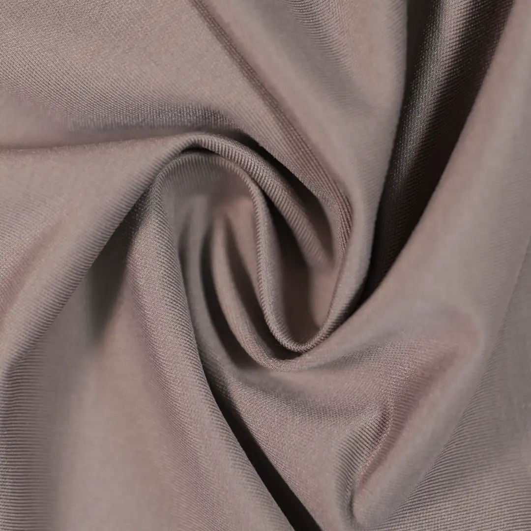 China Fabric for Shirt,Loungewear French Terry Knit Fabric Polyester Cotton Spandex brown color buy from China wholesaler bulk order at wholesale price free worldwide shipping Alibaba