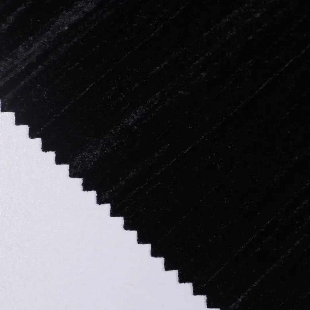 China Fabric for Jackets Fleece Knit Fabric Polyester black color buy from China wholesaler bulk order at wholesale price free worldwide shipping Alibaba