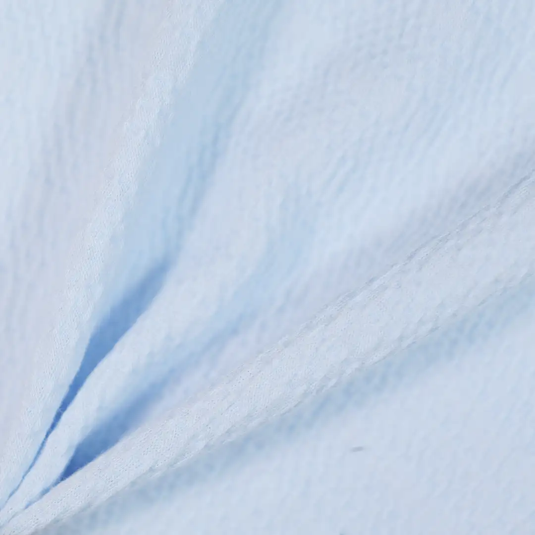 China Fabric for T-Shirt,Polo Shirt Crepe Knit Fabric Polyester Cotton Spandex blue color buy from China wholesaler bulk order at wholesale price free worldwide shipping Alibaba