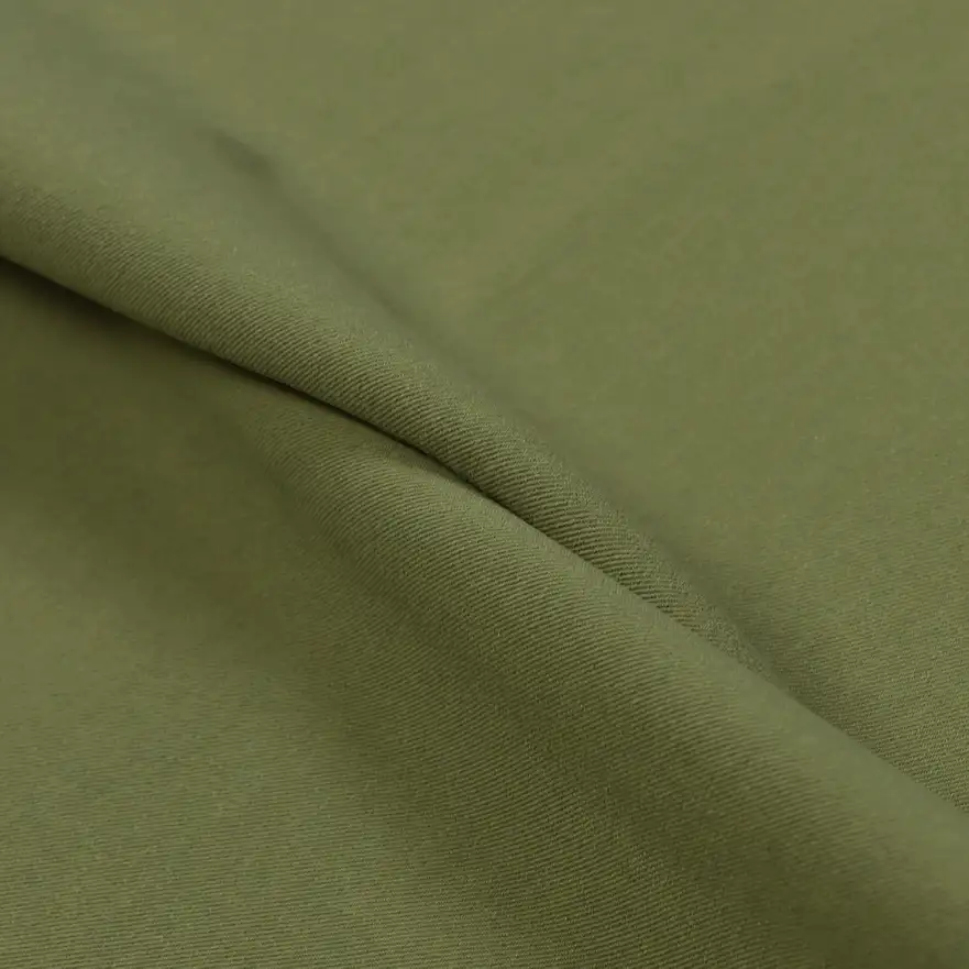 China Fabric for Pants,Skirt,Ladies Belt Buckle Cargo A-Line Skirt Twill Synthetic Woven Fabric Polyester dark green color buy from China wholesaler bulk order at wholesale price free worldwide shipping Alibaba