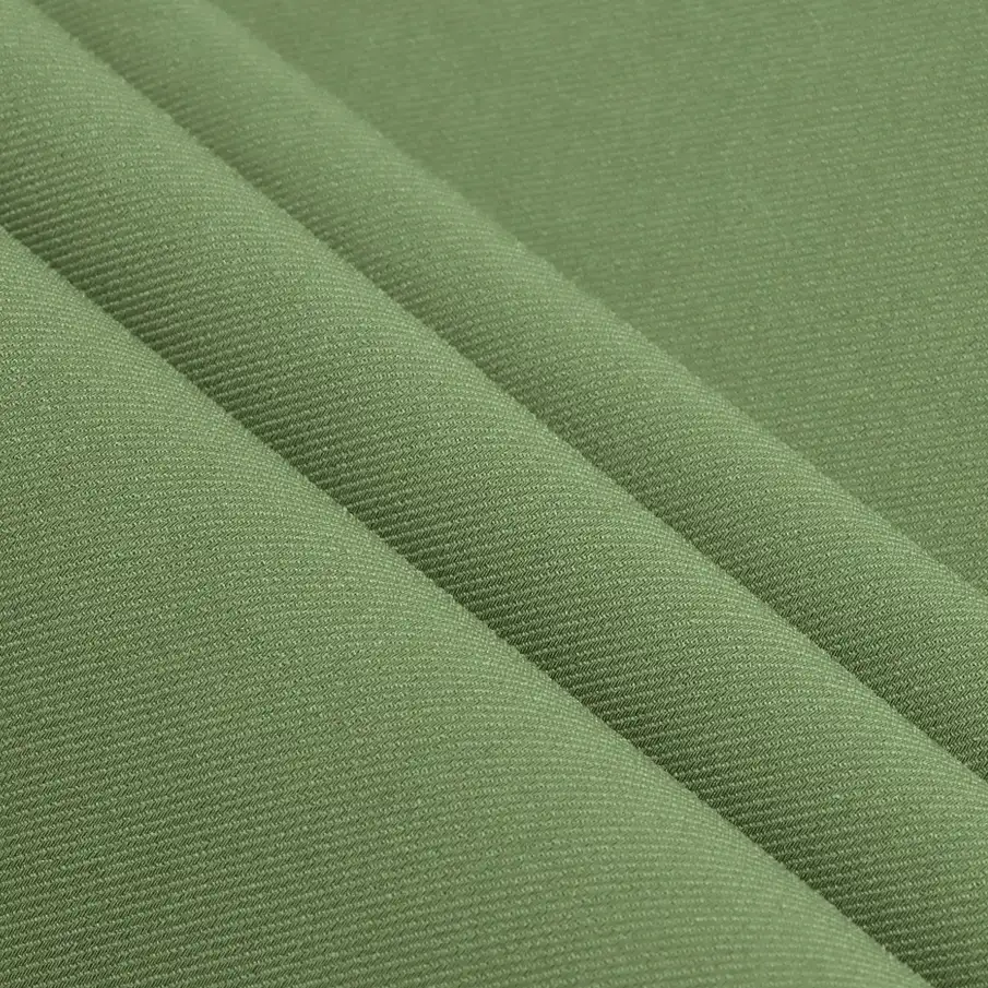 China Fabric for Pants,Skirt,Wide Leg Capri Pants Twill Synthetic Woven Fabric Polyester green color buy from China wholesaler bulk order at wholesale price free worldwide shipping Alibaba