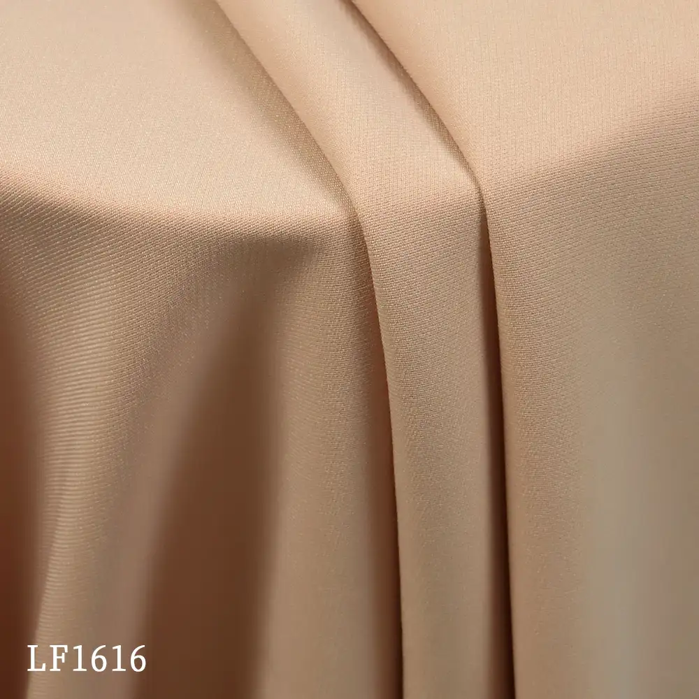China Fabric for Pants,Jackets,Trench Coat Twill Synthetic Woven Fabric Polyester Light Khak color buy from China wholesaler bulk order at wholesale price free worldwide shipping Alibaba