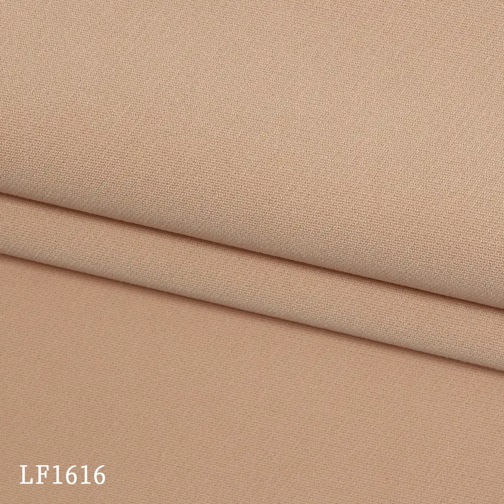 China Fabric for Pants,Jackets,Trench Coat Twill Synthetic Woven Fabric Polyester Light Khak color buy from China wholesaler bulk order at wholesale price free worldwide shipping Alibaba