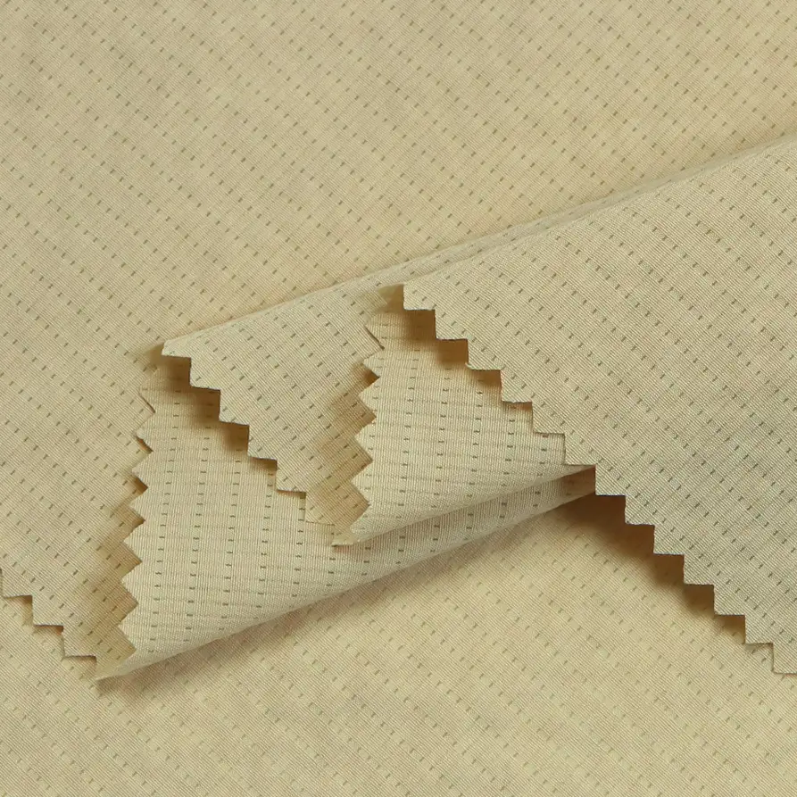 China Fabric for Shirt,Over Shirt,Tank Wrap Midi Dress Jacquard Synthetic Woven Fabric Polyester light coffee color buy from China wholesaler bulk order at wholesale price free worldwide shipping Alibaba