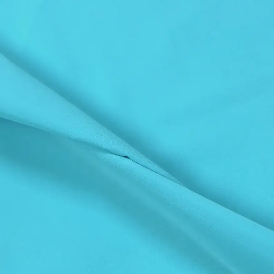 China Fabric for Skirt,Over Shirt,Backless Beach Dress Twill Synthetic Woven Fabric Polyester BLUE color buy from China wholesaler bulk order at wholesale price free worldwide shipping Alibaba