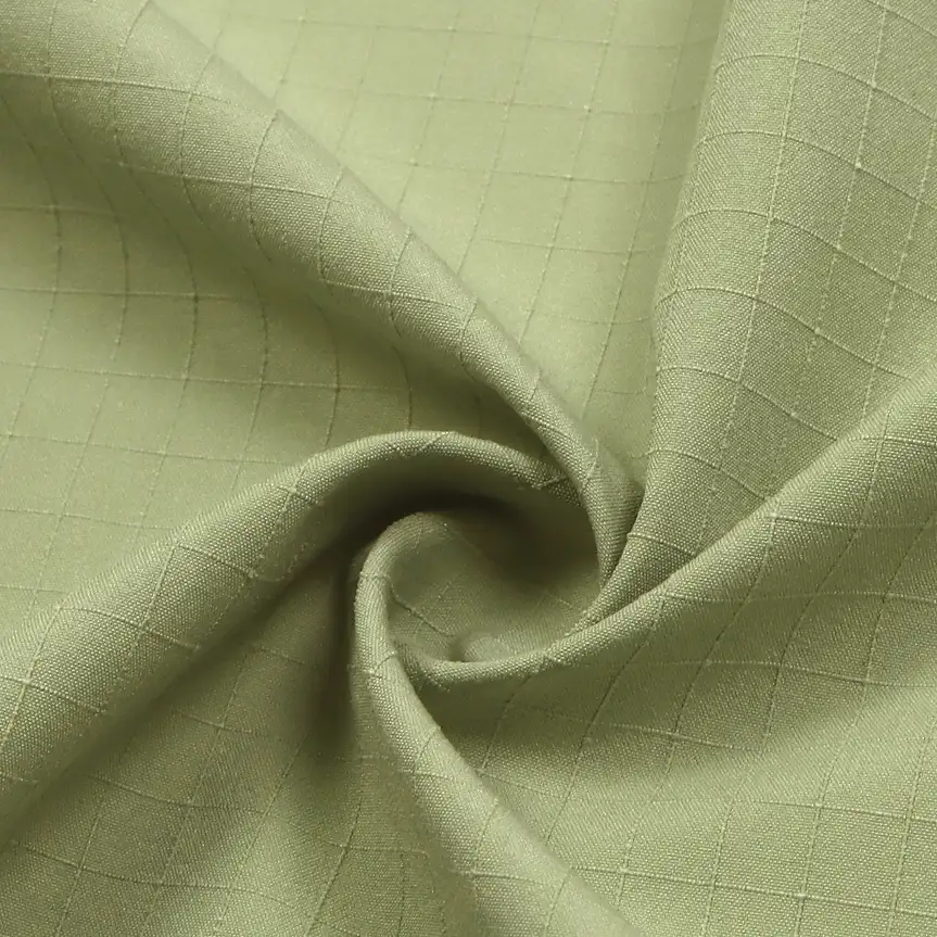 China Fabric for Shirt,Pants,Jackets,Skirt,Shorts Polyester Imitation Cotton Fabric Synthetic Woven Fabric Polyester light green color buy from China wholesaler bulk order at wholesale price free worldwide shipping Alibaba