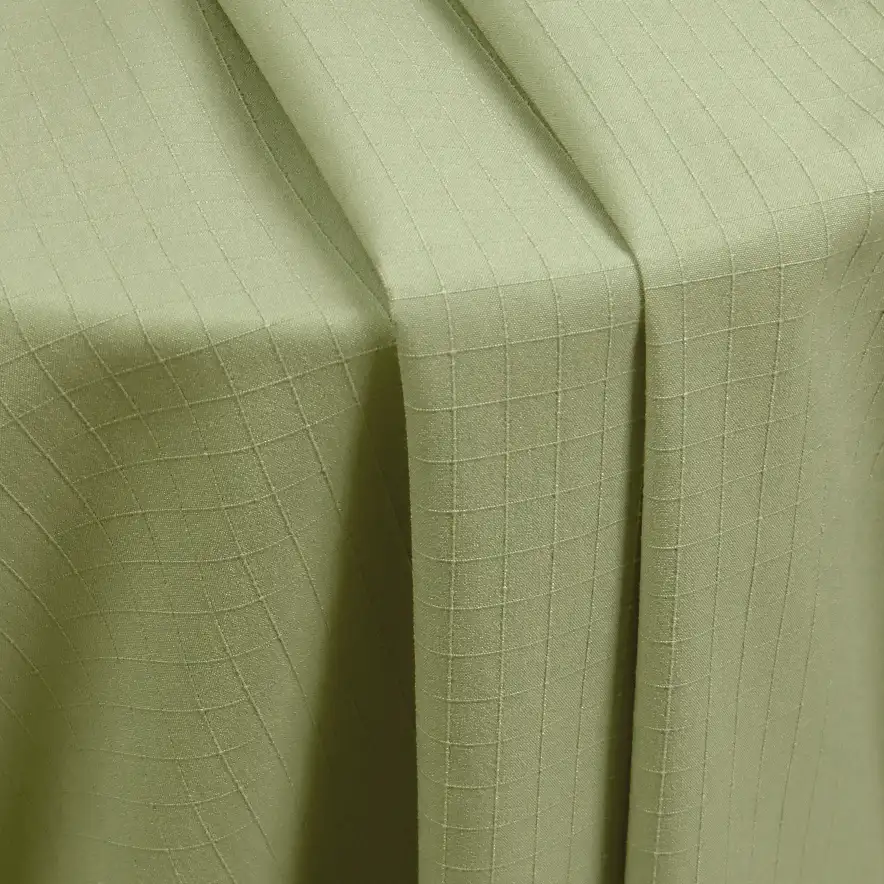 China Fabric for Shirt,Pants,Jackets,Skirt,Shorts Polyester Imitation Cotton Fabric Synthetic Woven Fabric Polyester light green color buy from China wholesaler bulk order at wholesale price free worldwide shipping Alibaba