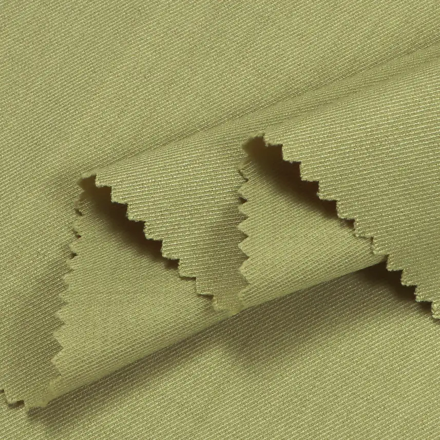 China Fabric for Shirt,Pants,Skirt,Suit Twill Synthetic Woven Fabric Polyester green color buy from China wholesaler bulk order at wholesale price free worldwide shipping Alibaba