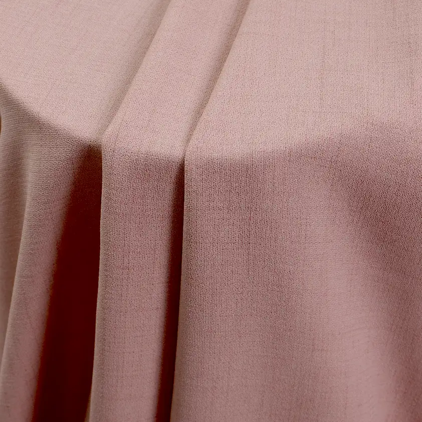 China Fabric for Shirt,Pants,Skirt,Girls Ruffled V-Neck Dress,Girls Smocked Long-Sleeve Shirt Four-way Stretch (Bi-Stretch) Synthetic Woven Fabric Polyester Pink color buy from China wholesaler bulk order at wholesale price free worldwide shipping Alibaba