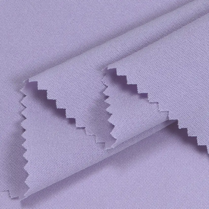 China Fabric for Shirt,Pants,Skirt Four-way Stretch (Bi-Stretch) Synthetic Woven Fabric Polyester purple color buy from China wholesaler bulk order at wholesale price free worldwide shipping Alibaba