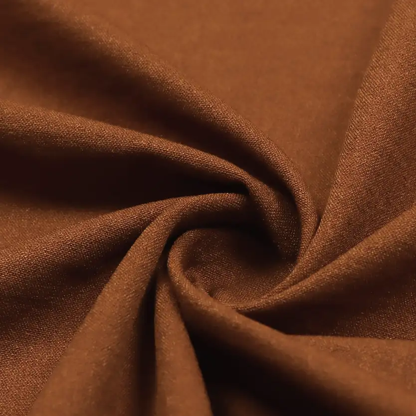 China Fabric for Shirt,Pants,Skirt Four-way Stretch (Bi-Stretch) Synthetic Woven Fabric Polyester brown color buy from China wholesaler bulk order at wholesale price free worldwide shipping Alibaba