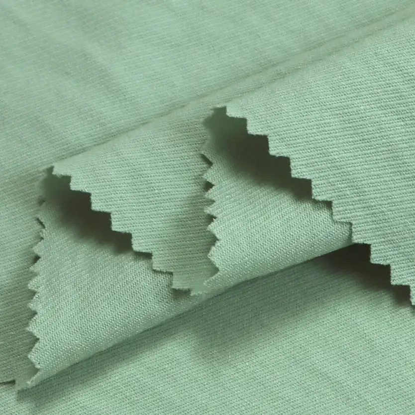 China Fabric for Shirt,Pants,Skirt,Shawl Frill Collar Short Sleeve Dress,Tank Midi Dress,Flare Midi Skirt Four-way Stretch (Bi-Stretch) Synthetic Woven Fabric Polyester light green color buy from China wholesaler bulk order at wholesale price free worldwide shipping Alibaba