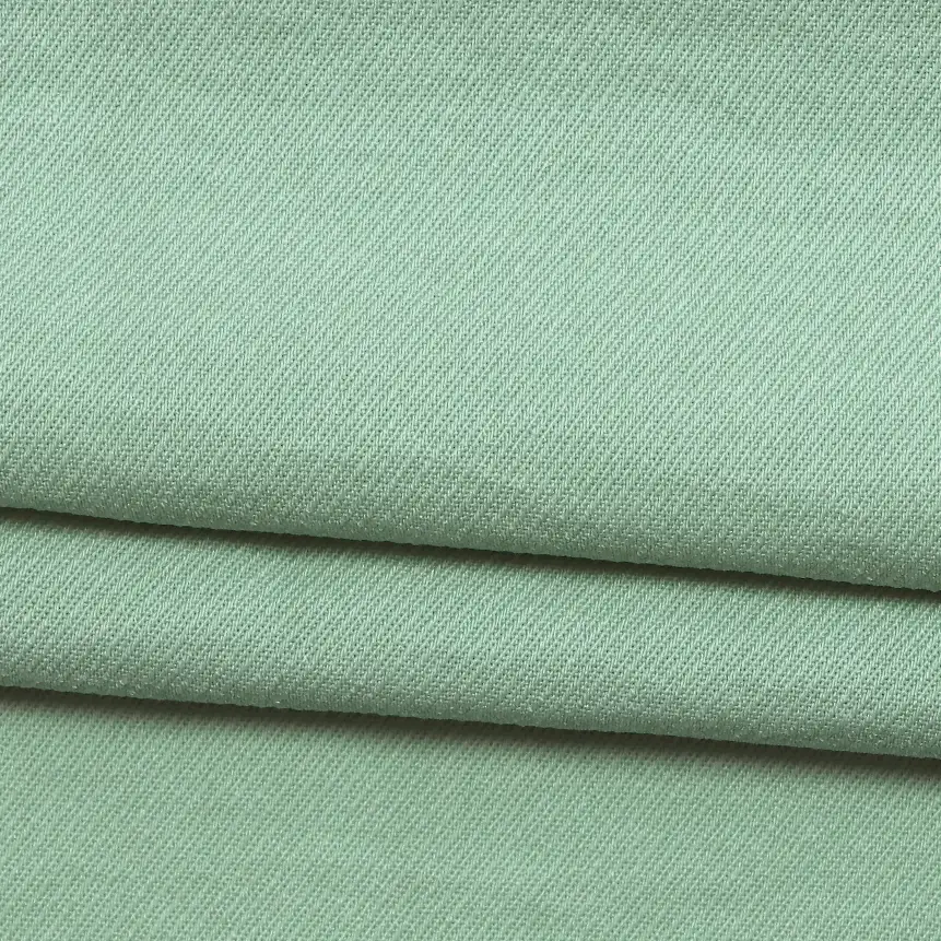 China Fabric for Shirt,Pants,Skirt,Shawl Frill Collar Short Sleeve Dress,Tank Midi Dress,Flare Midi Skirt Four-way Stretch (Bi-Stretch) Synthetic Woven Fabric Polyester light green color buy from China wholesaler bulk order at wholesale price free worldwide shipping Alibaba
