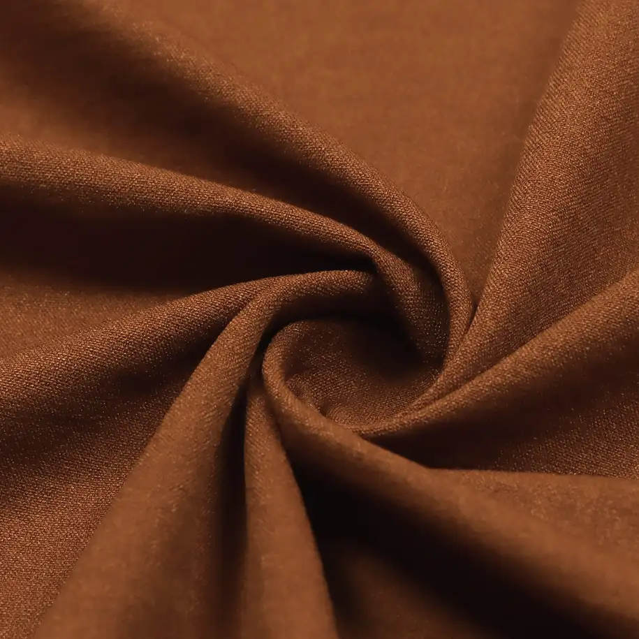 China Fabric for Shirt,Pants,Skirt,Gathered Strappy Mini Dress Four-way Stretch (Bi-Stretch) Synthetic Woven Fabric Polyester brown color buy from China wholesaler bulk order at wholesale price free worldwide shipping Alibaba