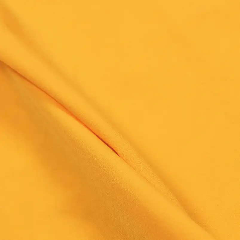 China Fabric for Shirt,Pants,Skirt T400 Polyester Yarn Fabric Synthetic Woven Fabric Polyester Yellow color buy from China wholesaler bulk order at wholesale price free worldwide shipping Alibaba