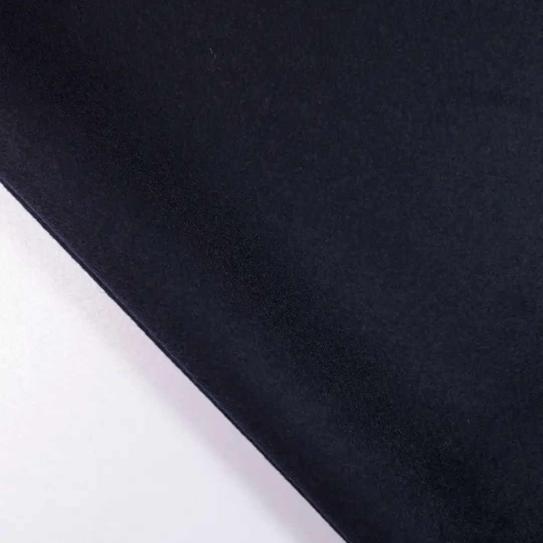 China Fabric for Jackets,Skirt,Uniform,Kids Double-Breasted A-Line Binding Long Coat Woolen Overcoat Woolen Wool Polyester BLACK color buy from China wholesaler bulk order at wholesale price free worldwide shipping Alibaba